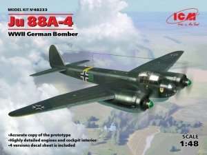 ICM 48233 German Bomber Junkers Ju88A-4