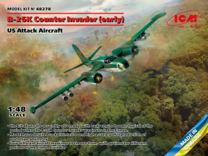 B-26K Conter Invader early US Attack Aircraft model ICM 48278 in 1-48