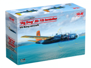 Jig Dog JD-1D Invader US Navy aircraft model ICM 48287 in 1-48
