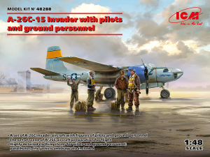 ICM 48288 A-26C-15 Invader w/pilots & ground perso 1/48 
