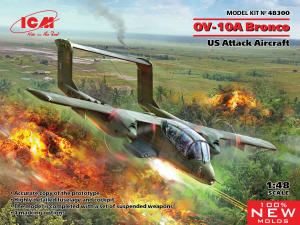 ICM 48300 OV-10A Bronco, US Attack Aircraft 1/48 