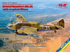 ICM 48311 Bristol Beaufort Mk.IA w/tropical filter 1/48