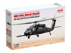 ICM 48360 MH-60L Black Hawk US Special Forces Helicopter 1/48