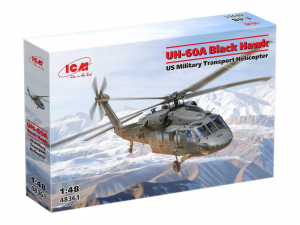 ICM 48361 UH-60A Black Hawk US Military Transport Helicopter 1/48