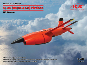 ICM 48403 Q-2C (BQM-34A) Firebee.US Drone.2 airpla 1/48