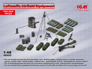 ICM 48409 LW Airfield Equipment 1/48