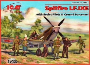 ICM 48802 Samolot Spitfire LF.IXE z figurkami