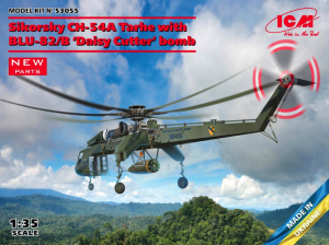 ICM 53055 Sikorsky CH-54A with M-121 bomb 1/35