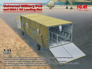 ICM 53201 Universal Mil.Pod w/M8A1 US Landing mat 1/35