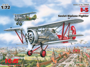 I-5 Soviet Bitplane Fighter model ICM 72053 in 1-72