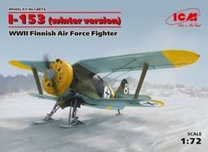 Fighter I-153 winter version in scale 1-72 ICM 72075 