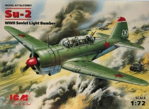 Su-2 Soviet Light Bomber model ICM 72081 in 1-72