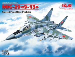 MiG-29 9-13 Soviet Frontline Fighter model ICM 72141 in 1-72