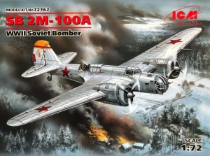 Soviet Bomber SB 2M-100A model ICM 72162 in 1-72