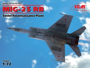 MiG-25 RB Soviet Reconnaissance Plane model ICM 72173 