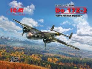 WWII Finnish Bomber Do 17Z-2 in scale 1-72 ICM 72308