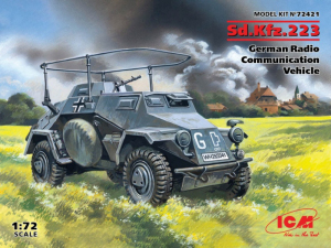 Sd.Kfz. 223 Radio Communication Vehicle model ICM 72421 in 1-72