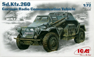 Sd.Kfz. 260 Radio Communication Vehicle model ICM 72431 in 1-72