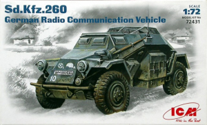 Sd.Kfz. 260 Radio Communication Vehicle model ICM 72431 in 1-72 