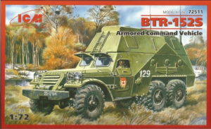 BTR-152S Armored Command Vehicle model ICM 72511 in 1-72