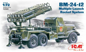 BM-24-12 Multiple Launch Rocket System ICM 72591 in 1-72