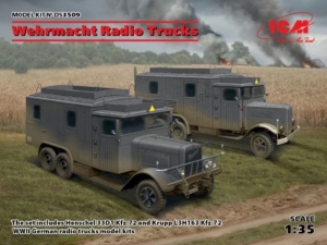 Wehrmacht Radio Trucks model ICM DS3509 in 1-35