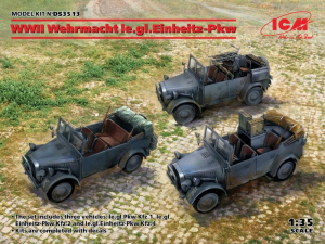 ICM DS3513 Zestaw pojazdy Wehrmachtu modele 1-35