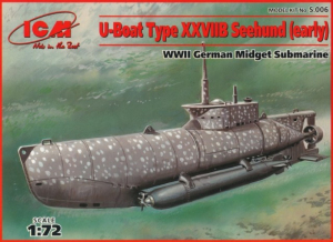 U-Boat Type XXVIIB Seehund model ICM S.006 in 1-72