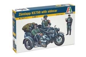 Zundapp KS 750 with Sidecar in scale 1-35 