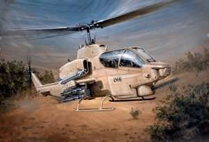 Bell AH-1W Supercobra model Italeri in scale 1-48