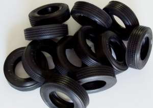 Truck Tires 12 pcs. Italeri 0963 in 1-24
