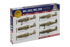 Italeri 1345 włoskie myśliwce WWII MC.202/MC.205