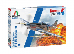 North American F-51D Mustang model Italeri 1452 in 1-72  