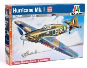 Hurricane Mk. I in scale 1-48 Italeri 2705