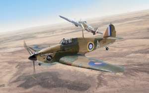 Hurricane Mk.I Trop model Italeri 2768 in 1-48