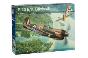 P-40 E/K Kittyhawk model Italeri 2795 in 1-48