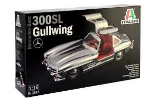 Mercedes-Benz 300 SL Gullwing model Italeri in 1-16 
