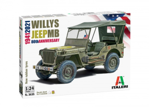 Jeep Willys MB model Italeri 3635 in 1-24