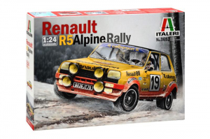 Renault R5 Alpine Rally in scale 1-24