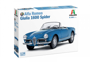 Italeri 3668 Alfa Romeo Giulia 1600 Spider 1/24