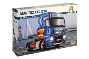 MAN TGX XXL D38 model in scale 1-24