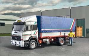 Iveco Turbostar 190-42 Canvas Whit Elevator in scale 1-24