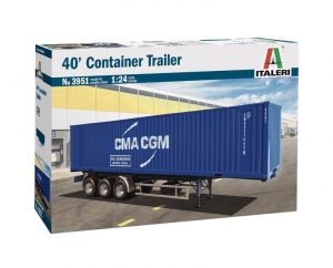 40 Container Trailer model Italeri 3951 in 1-24