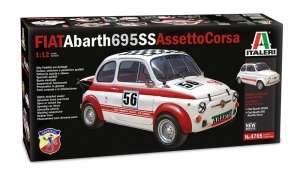 Fiat Abarth 695SS/Assetto Corsa in scale 1-12