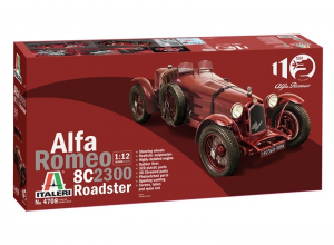 Italeri 4708 Samochód Alfa Romeo 8C 2300 Roadster model 1-12