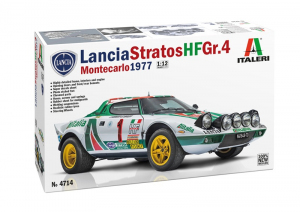 Italeri 4714 Lancia Stratos HF Gr.4 Montecarlo 1977 1/12 