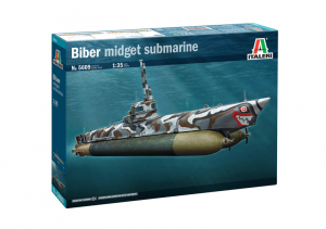 U-boot Biber in scale 1-35 Italeri 5609  