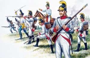 Austrian Infantry - Napoleonic War - in scale 1-72