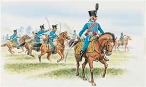 French Hussars in scale 1-72