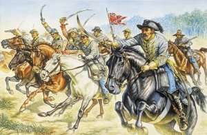 Confederate Cavalry in scale 1-72